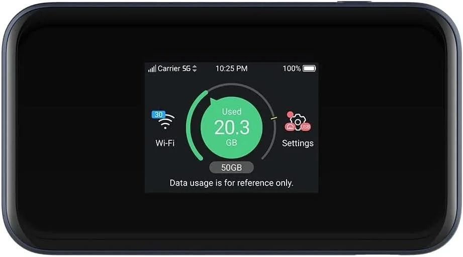 مودم همراه 5G آنلاک شده ZTE MU5001، وای فای مسافرتی کم هزینه، اتصال به 32 دستگاه، باتری با دوام 8 ساعته با شارژ سریع، صفحه لمسی، نسخه UK - مشکی مودم همراه 5G آنلاک شده ZTE MU5001، وای فای مسافرتی کم هزینه، اتصال به 32 دستگاه، باتری با دوام 8 ساعته با شارژ سریع، صفحه لمسی، نسخه UK - مشکی