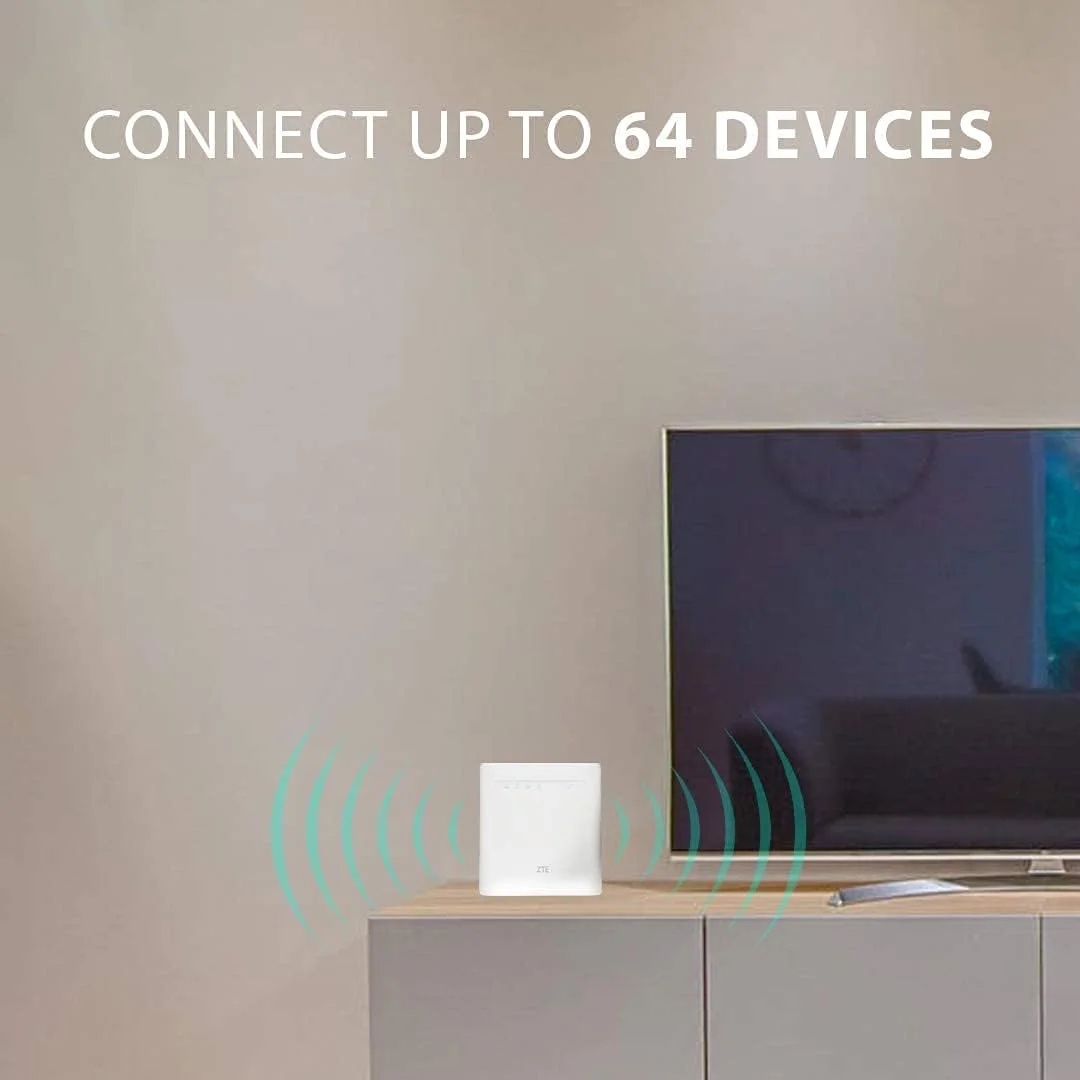 مودم روتر بیسیم 4G LTE CAT6 آنلاک شده ZTE MF286R، اتصال 64 دستگاه، 2 آنتن مودم روتر بیسیم 4G LTE CAT6 آنلاک شده ZTE MF286R، اتصال 64 دستگاه، 2 آنتن