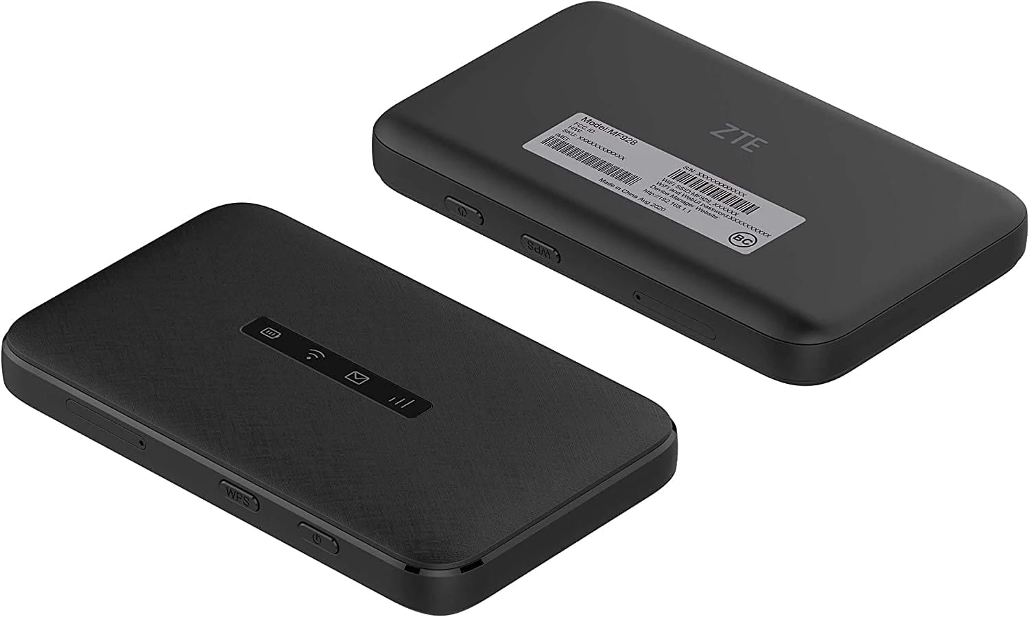 مودم همراه 4G LTE ZTE ZMAX Connect، اتصال تا 10 دستگاه، ایجاد WLAN در هر مکان، آنلاک برای استفاده از هر سیم کارت - برای طرح داده با اپراتور خود تماس بگیرید، مشکی