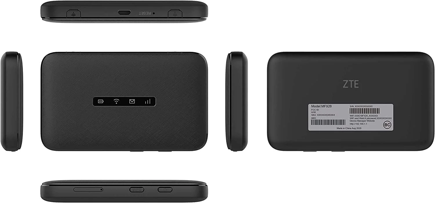 مودم همراه 4G LTE ZTE ZMAX Connect، اتصال تا 10 دستگاه، ایجاد WLAN در هر مکان، آنلاک برای استفاده از هر سیم کارت - برای طرح داده با اپراتور خود تماس بگیرید، مشکی مودم همراه 4G LTE ZTE ZMAX Connect، اتصال تا 10 دستگاه، ایجاد WLAN در هر مکان، آنلاک برای استفاده از هر سیم کارت - برای طرح داده با اپراتور خود تماس بگیرید، مشکی