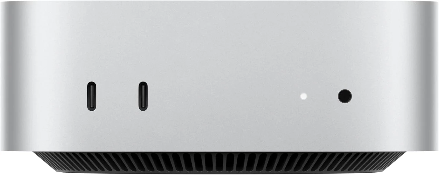 اپل مک مینی 2024 (تراشه Apple M4 Pro با پردازنده مرکزی 12 هسته ای و پردازنده گرافیکی 16 هسته ای، 24 گیگابایت حافظه یکپارچه، 512 گیگابایت) - نقره ای