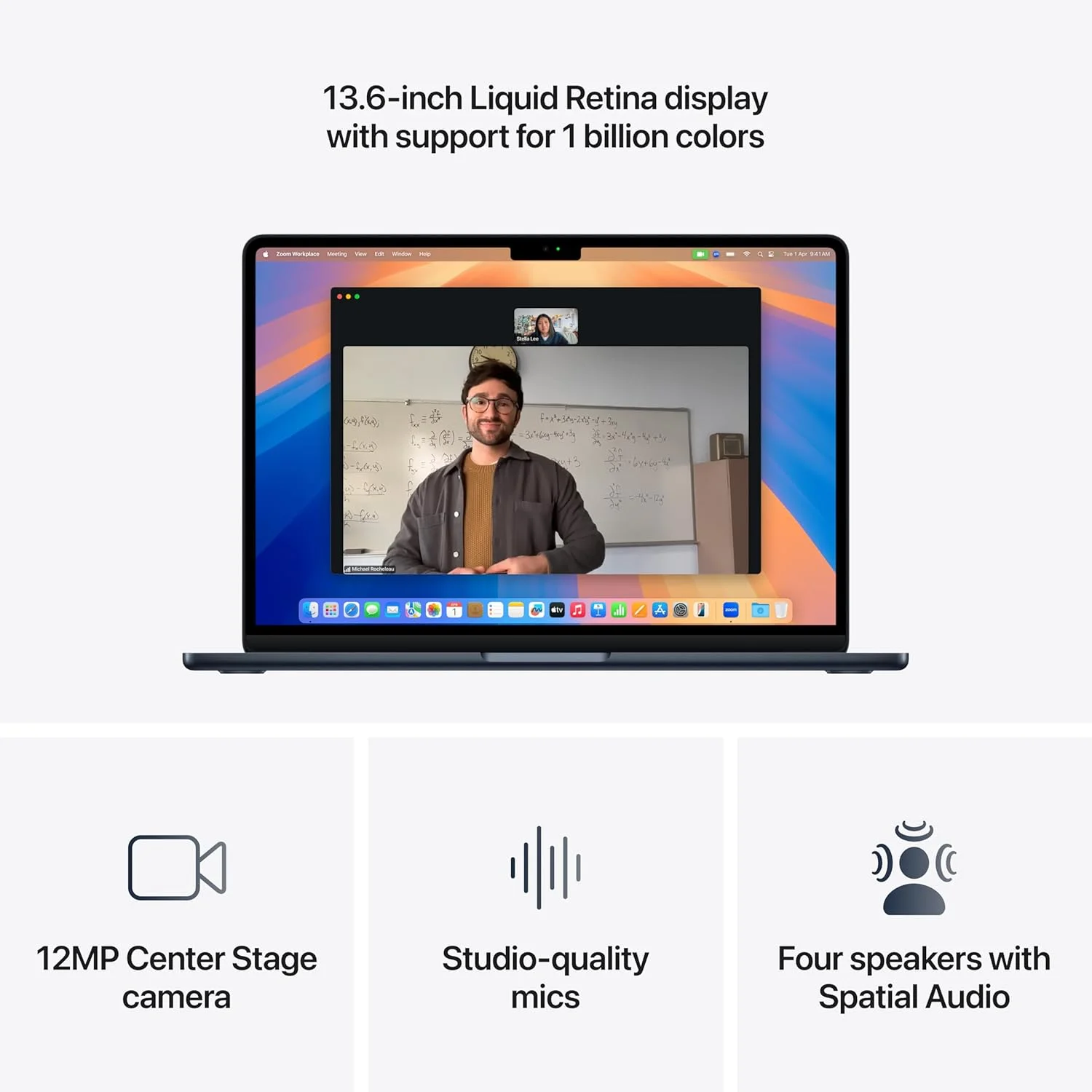 اپل مک بوک ایر 2025 (13.6 اینچ، تراشه Apple M4 با پردازنده 10 هسته ای و پردازنده گرافیکی 8 هسته ای، 16 گیگابایت حافظه یکپارچه، 256 گیگابایت) - نیمه شب؛ انگلیسی اپل مک بوک ایر 2025 (13.6 اینچ، تراشه Apple M4 با پردازنده 10 هسته ای و پردازنده گرافیکی 8 هسته ای، 16 گیگابایت حافظه یکپارچه، 256 گیگابایت) - نیمه شب؛ انگلیسی