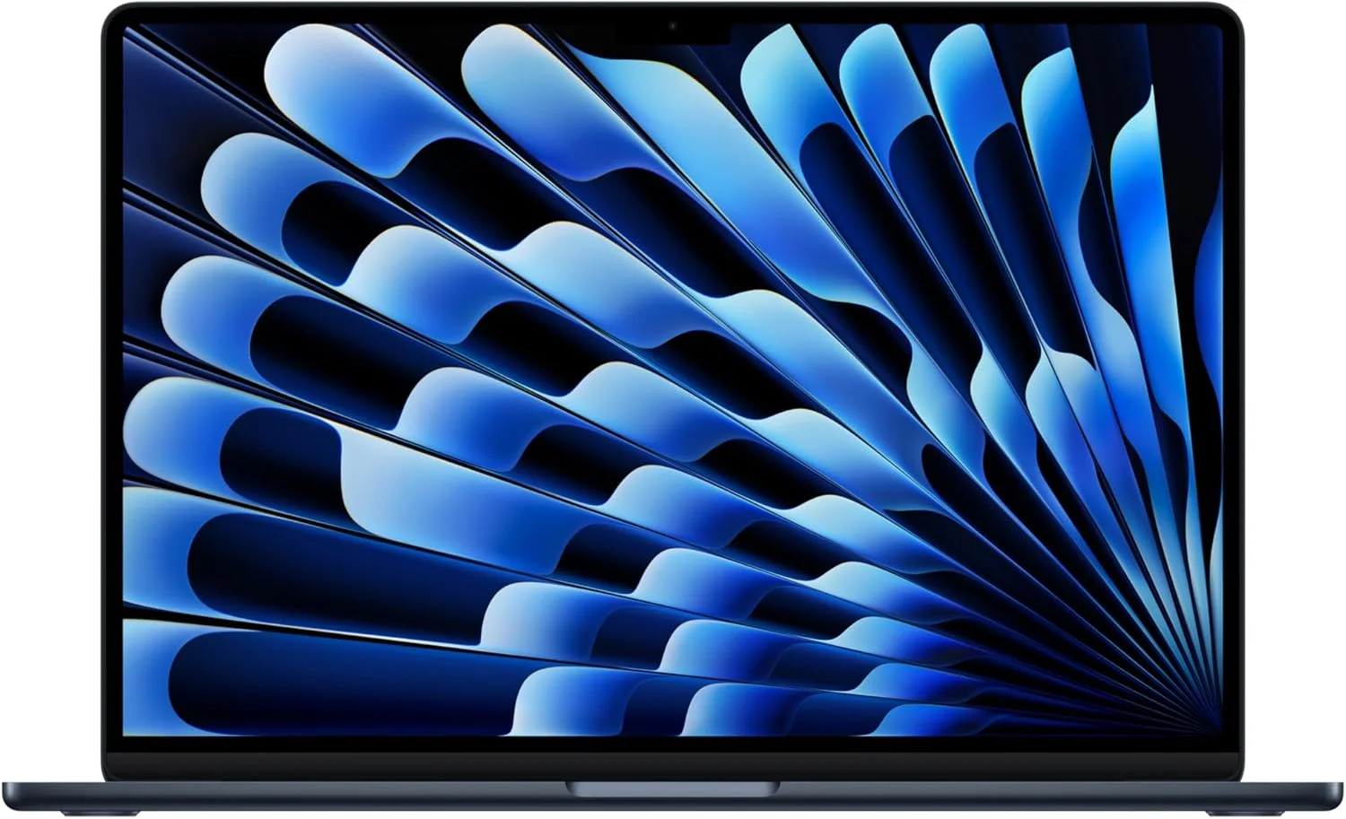 اپل مک بوک ایر 2025 (15 اینچی، تراشه Apple M4 با پردازنده مرکزی 10 هسته ای و پردازنده گرافیکی 10 هسته ای، 16 گیگابایت حافظه یکپارچه، 256 گیگابایت) - Midnight; انگلیسی