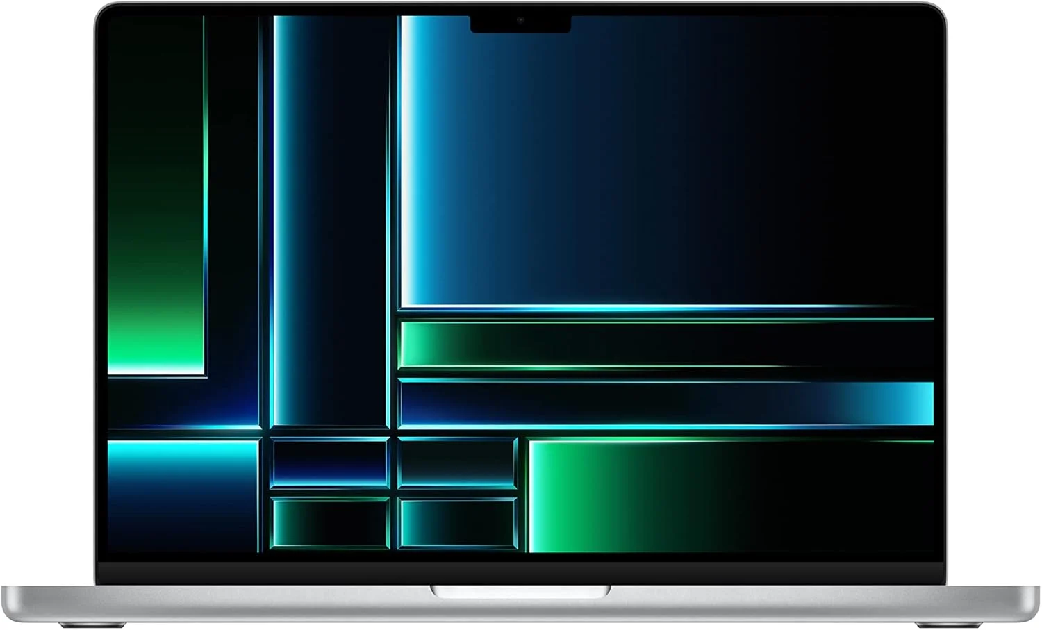 لپ تاپ Apple MacBook Pro 2023 با تراشه Apple M2 Pro با پردازنده 12 هسته ای و پردازنده گرافیکی 19 هسته ای: صفحه نمایش 14.2 اینچی Liquid Retina XDR، 16 گیگابایت رم، 1 ترابایت حافظه SSD. سازگار با iPhone/iPad; نقره ای; انگلیسی