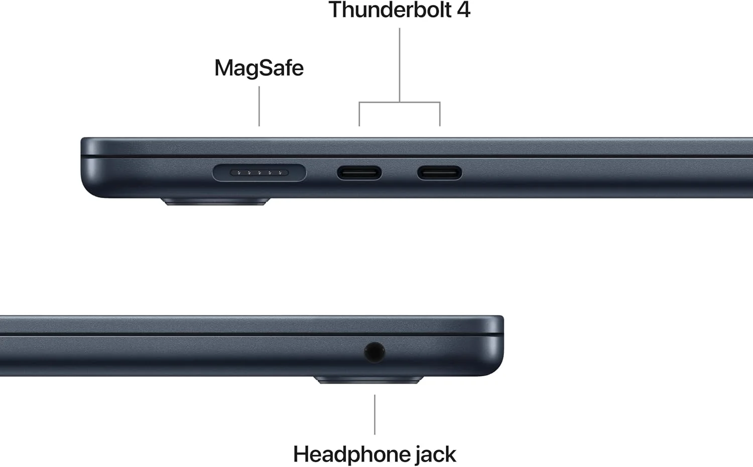 اپل مک بوک ایر 2025 (15 اینچی، تراشه Apple M4 با پردازنده مرکزی 10 هسته ای و پردازنده گرافیکی 10 هسته ای، 16 گیگابایت حافظه یکپارچه، 256 گیگابایت) - Midnight; انگلیسی اپل مک بوک ایر 2025 (15 اینچی، تراشه Apple M4 با پردازنده مرکزی 10 هسته ای و پردازنده گرافیکی 10 هسته ای، 16 گیگابایت حافظه یکپارچه، 256 گیگابایت) - Midnight; انگلیسی
