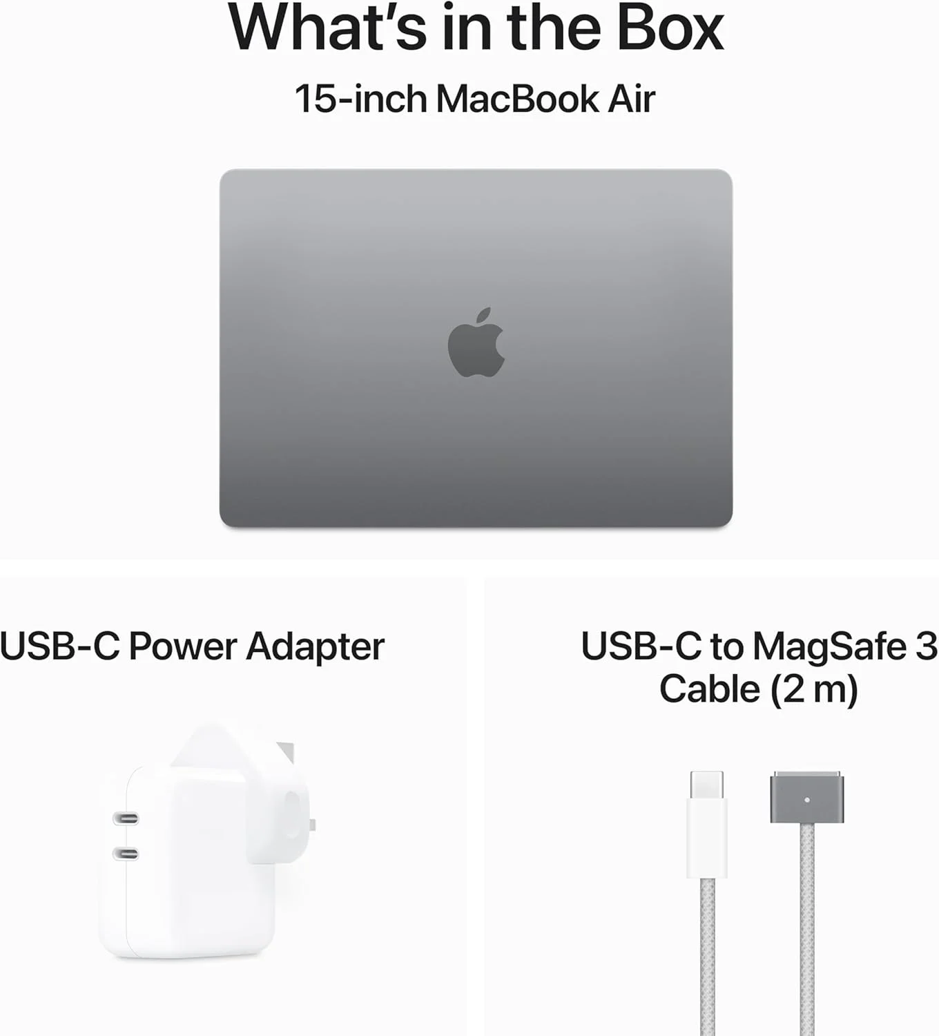 اپل 2024 مک بوک ایر (15 اینچی، تراشه Apple M3 با CPU 8 هسته ای و GPU 10 هسته ای، 16 گیگابایت حافظه یکپارچه، 512 گیگابایت) - خاکستری فضایی اپل 2024 مک بوک ایر (15 اینچی، تراشه Apple M3 با CPU 8 هسته ای و GPU 10 هسته ای، 16 گیگابایت حافظه یکپارچه، 512 گیگابایت) - خاکستری فضایی