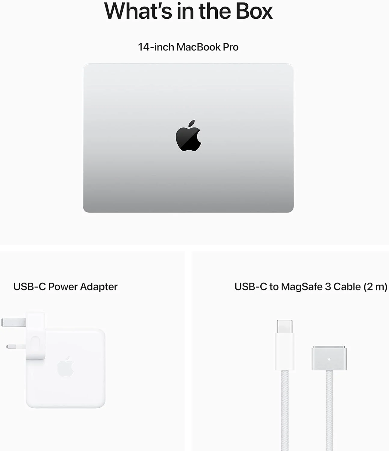 لپ تاپ Apple MacBook Pro 2023 با تراشه Apple M2 Pro با پردازنده 12 هسته ای و پردازنده گرافیکی 19 هسته ای: صفحه نمایش 14.2 اینچی Liquid Retina XDR، 16 گیگابایت رم، 1 ترابایت حافظه SSD. سازگار با iPhone/iPad; نقره ای; انگلیسی لپ تاپ Apple MacBook Pro 2023 با تراشه Apple M2 Pro با پردازنده 12 هسته ای و پردازنده گرافیکی 19 هسته ای: صفحه نمایش 14.2 اینچی Liquid Retina XDR، 16 گیگابایت رم، 1 ترابایت حافظه SSD. سازگار با iPhone/iPad; نقره ای; انگلیسی
