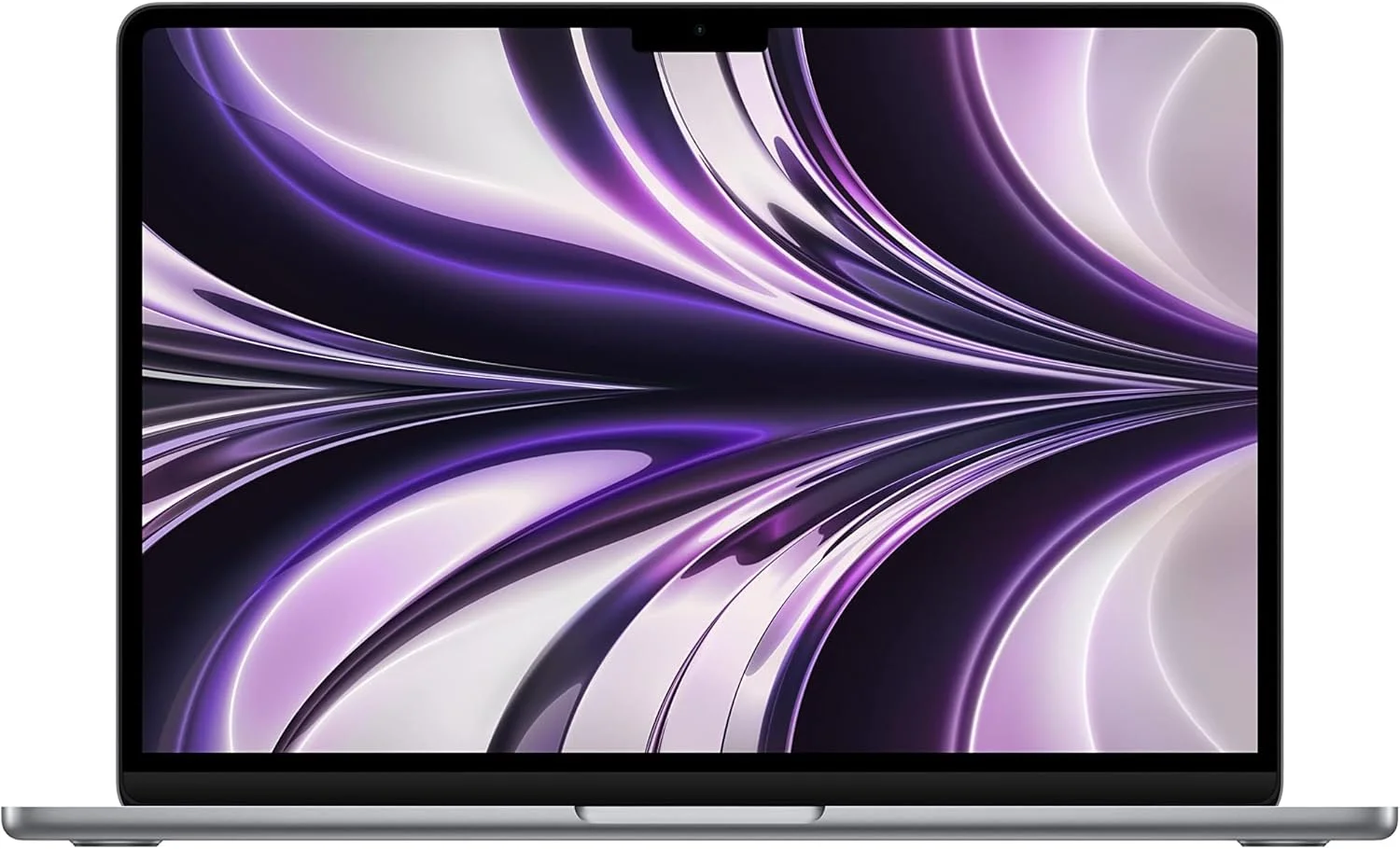 لپ تاپ اپل (بازسازی شده) 2022 MacBook Air با تراشه M2: صفحه نمایش 13.6 اینچی Liquid Retina، رم 8 گیگابایتی، حافظه SSD 256 گیگابایتی، دوربین FaceTime HD 1080p. سازگار با آیفون و آیپد؛ خاکستری فضایی؛ انگلیسی
