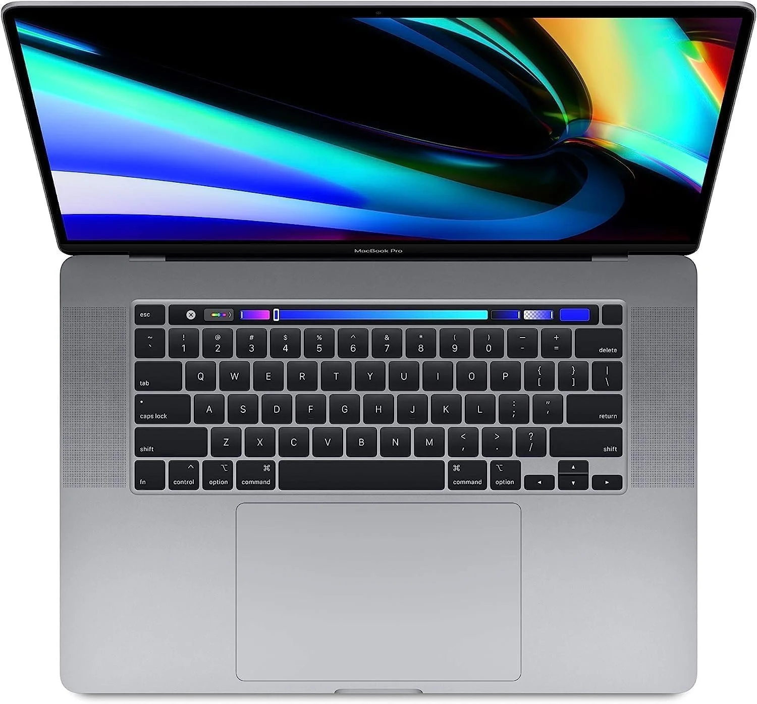 لپ تاپ اپل مک بوک پرو تاچ بار و تاچ آیدی MVVK2 (2019) (بازسازی شده) - پردازنده Intel Core i9، 2.3 گیگاهرتز، 16 اینچ، 1 ترابایت، 16 گیگابایت، AMD Radeon Pro 5500M-4GB، صفحه کلید انگلیسی، خاکستری فضایی لپ تاپ اپل مک بوک پرو تاچ بار و تاچ آیدی MVVK2 (2019) (بازسازی شده) - پردازنده Intel Core i9، 2.3 گیگاهرتز، 16 اینچ، 1 ترابایت، 16 گیگابایت، AMD Radeon Pro 5500M-4GB، صفحه کلید انگلیسی، خاکستری فضایی