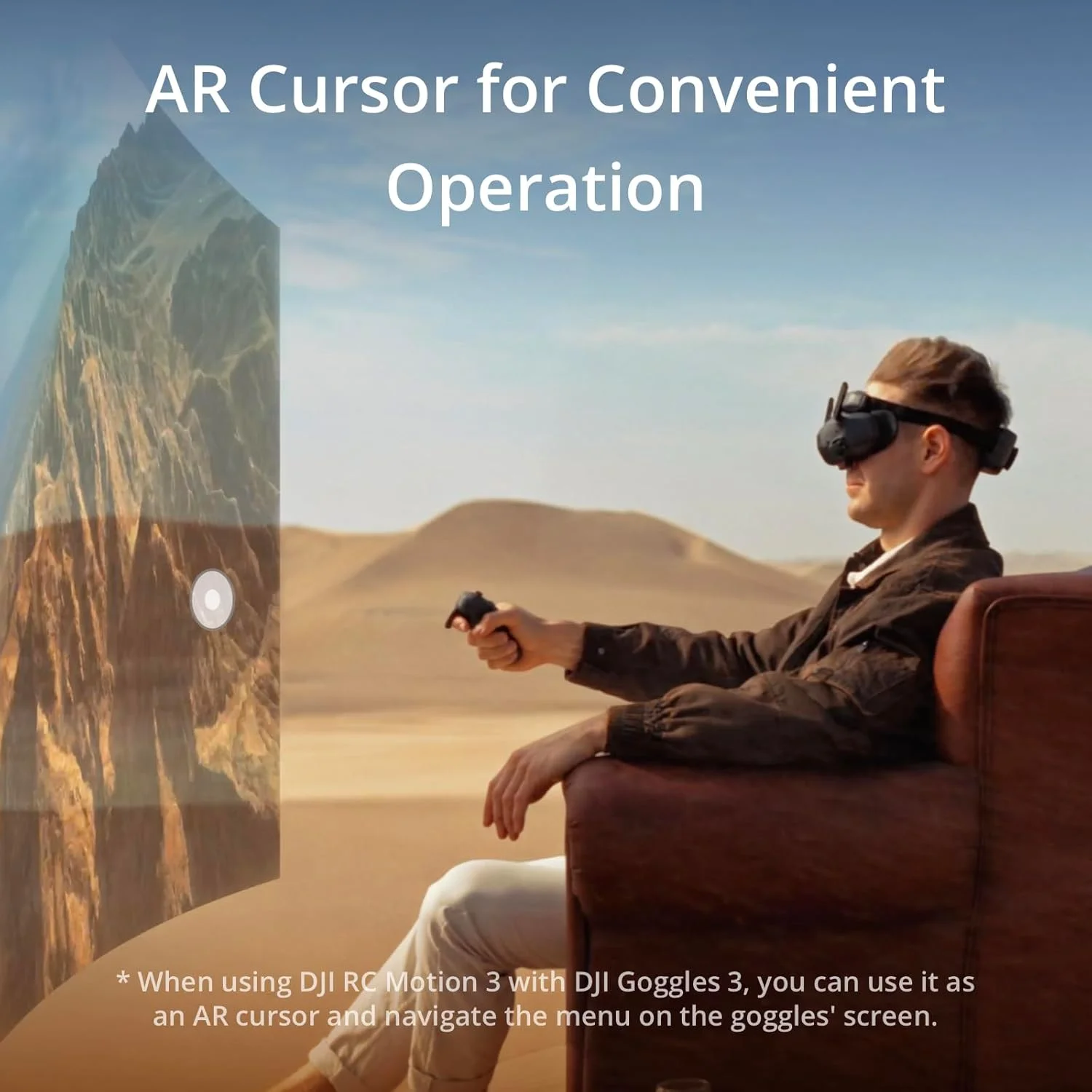 DJI RC Motion 3، سازگار با Avata 2، Mini 4 Pro، Air 3، Goggles 3