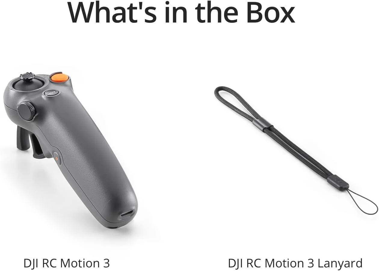 DJI RC Motion 3، سازگار با Avata 2، Mini 4 Pro، Air 3، Goggles 3