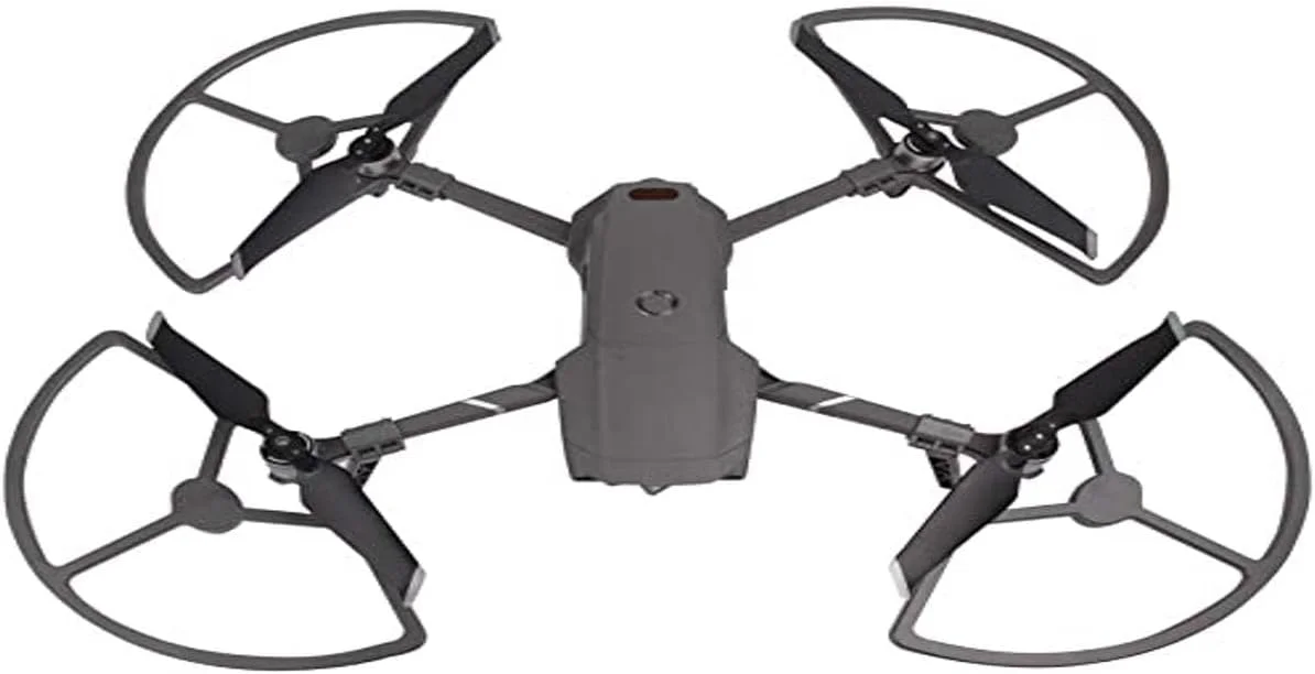 محافظ پروانه DJI DR1 با پایه لندینگ یکپارچه با قابلیت رهاسازی سریع برای پهپادهای Mavic 2 Pro و Mavic 2 Zoom، مونتاژ و جداسازی سریع، لوازم جانبی ایمنی پرواز - خاکستری