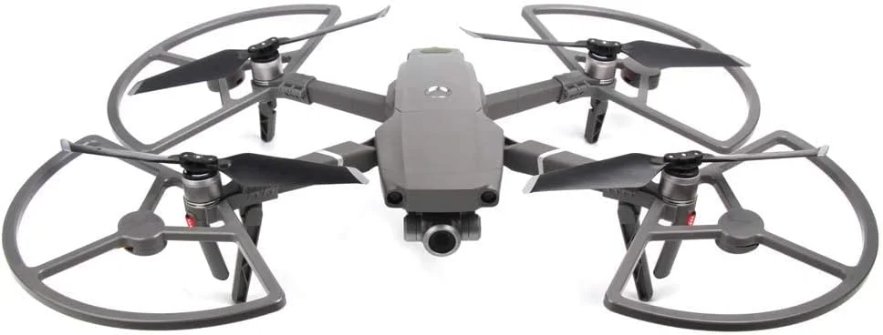 محافظ پروانه DJI DR1 با پایه لندینگ یکپارچه با قابلیت رهاسازی سریع برای پهپادهای Mavic 2 Pro و Mavic 2 Zoom، مونتاژ و جداسازی سریع، لوازم جانبی ایمنی پرواز - خاکستری