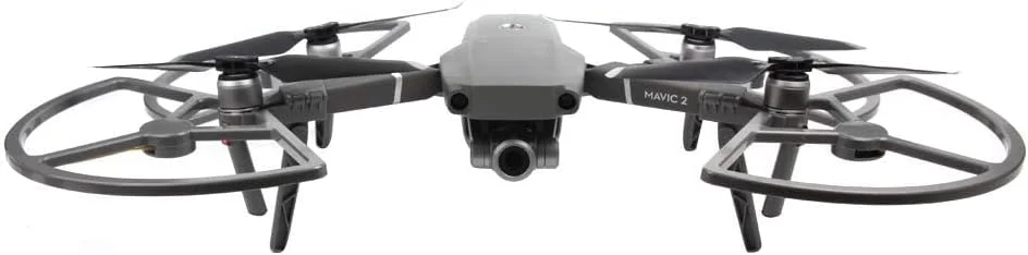 محافظ پروانه DJI DR1 با پایه لندینگ یکپارچه با قابلیت رهاسازی سریع برای پهپادهای Mavic 2 Pro و Mavic 2 Zoom، مونتاژ و جداسازی سریع، لوازم جانبی ایمنی پرواز - خاکستری