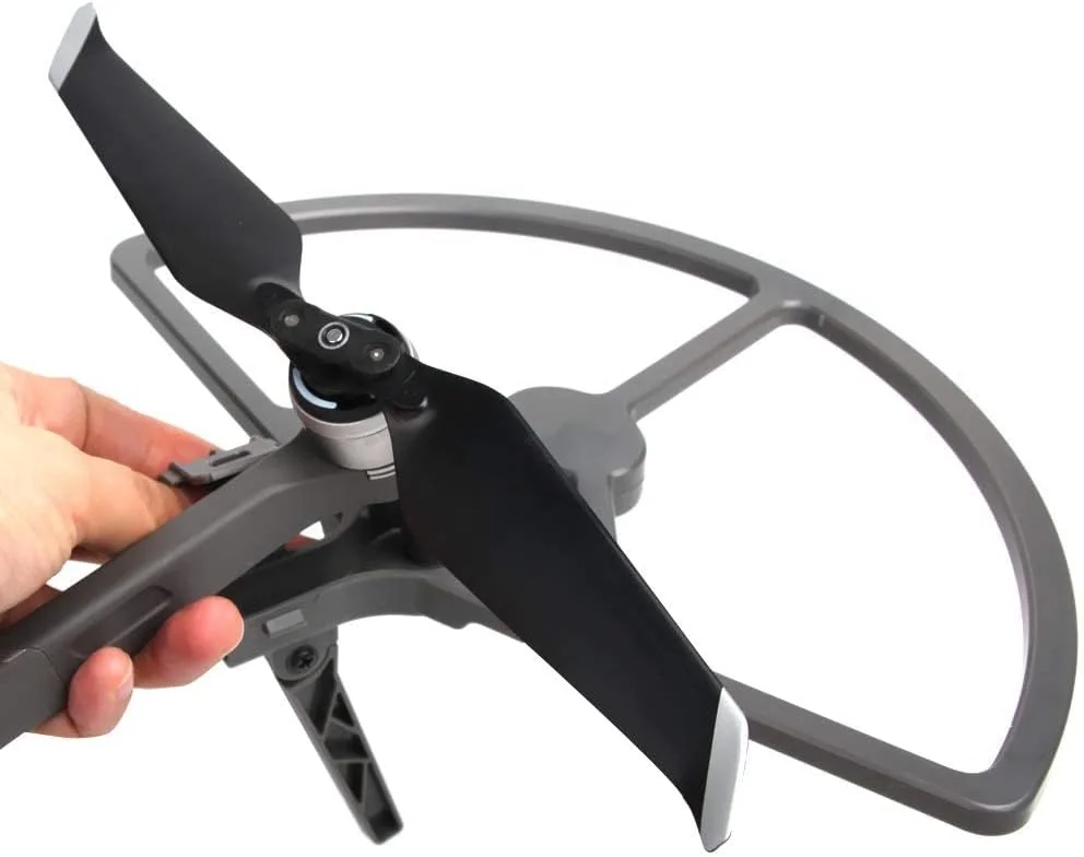 محافظ پروانه DJI DR1 با پایه لندینگ یکپارچه با قابلیت رهاسازی سریع برای پهپادهای Mavic 2 Pro و Mavic 2 Zoom، مونتاژ و جداسازی سریع، لوازم جانبی ایمنی پرواز - خاکستری
