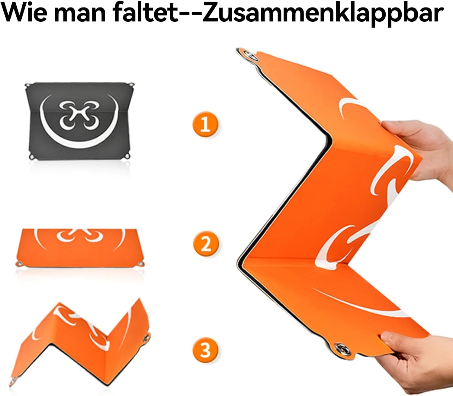 محل فرود پهپاد DJI، 55 سانتی متر/22 اینچ، تاشو، ضد آب، دو طرفه، جهانی