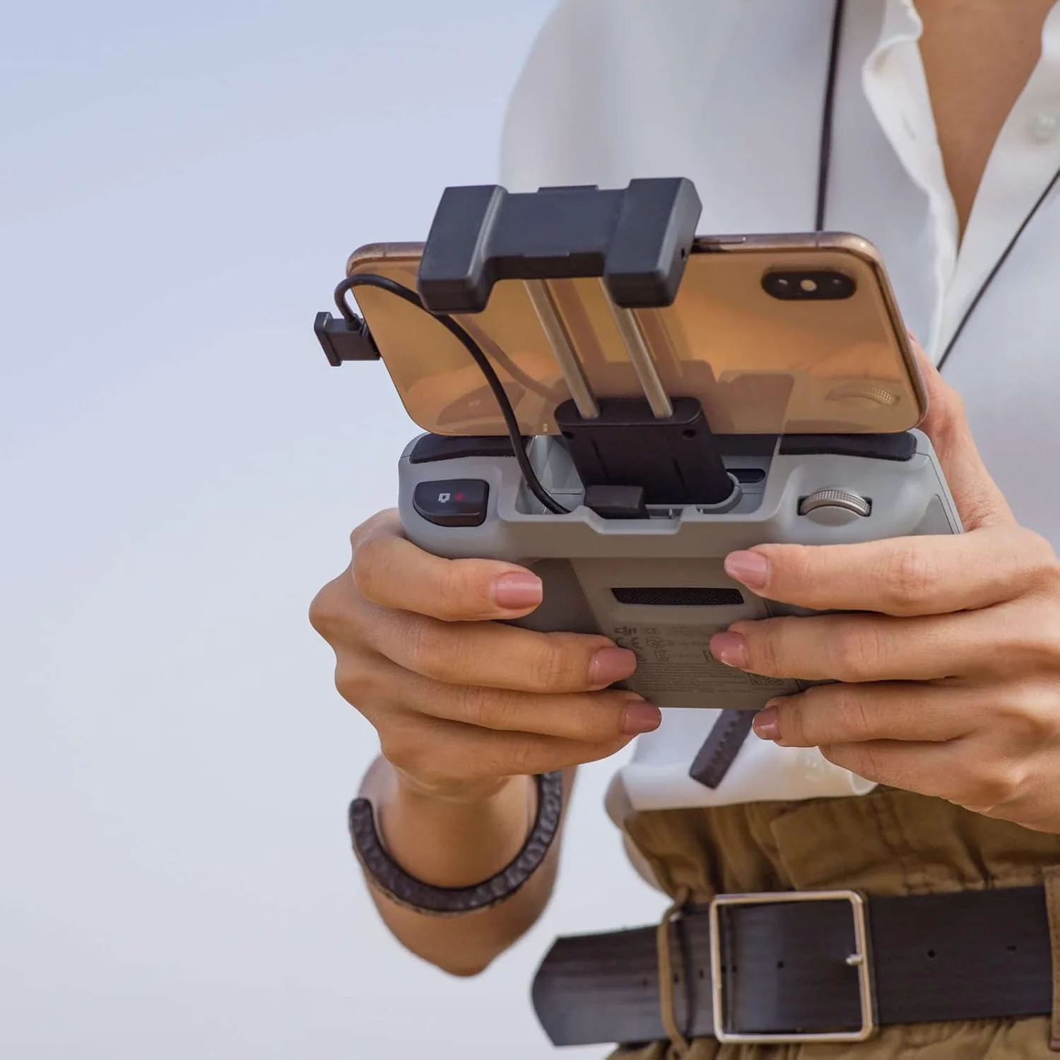 کابل RC DJI Mavic Air 2 - کابل RC (اتصال USB Type-C) با اتصال USB Type-C برای اتصال به Mavic Air 2 برای کنترلر، لوازم جانبی پهپاد، مشکی
