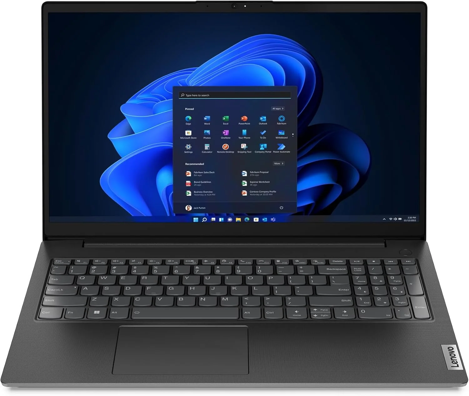 لپ تاپ لنوو V15 G4 IRU، صفحه نمایش 15.6 اینچی FHD، پردازنده Intel Core i5-13420H، رم 8 گیگابایتی، SSD 512 گیگابایتی، گرافیک Intel UHD، Wi-Fi 6، صفحه کلید ENG، مشکی تجاری