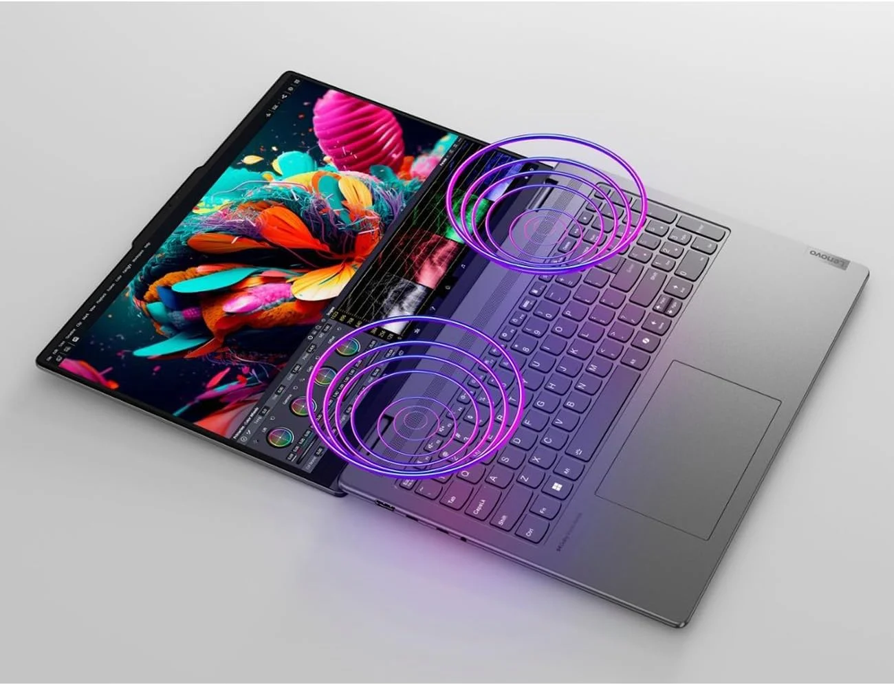 لپ تاپ 2 در 1 لنوو Yoga 7i، صفحه نمایش لمسی 16 اینچی 2K، پردازنده Core Ultra 7 155U (تا 4.80 گیگاهرتز)، 16 گیگابایت DDR5، 1 ترابایت PCIe SSD، Wi-Fi 6E، صفحه کلید با نور پس زمینه، حسگر اثر انگشت، TB 4، وب کم، صفحه کلید اعداد، PDG HDMI، ویندوز 11 پرو
