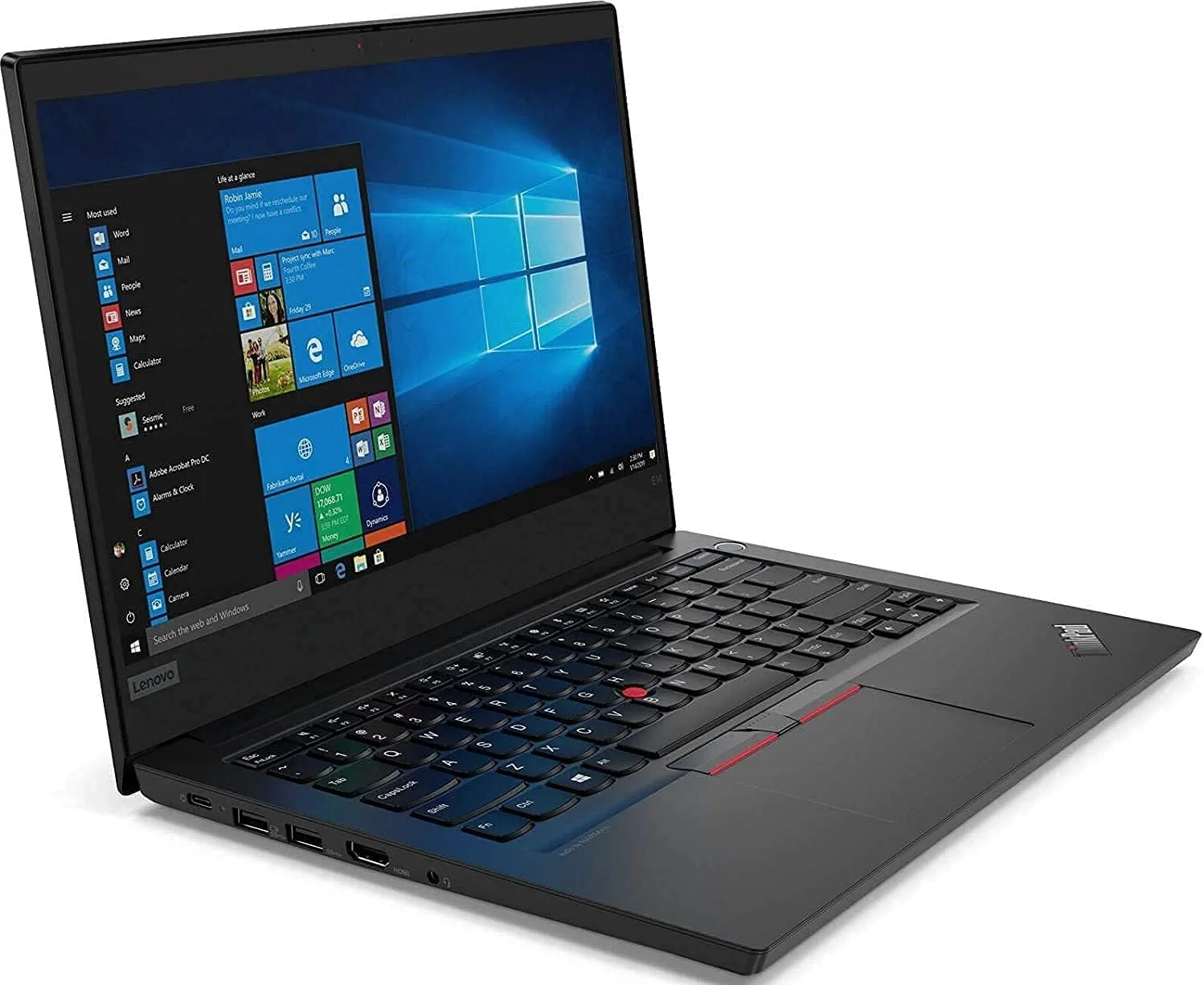 لپ تاپ تجاری لنوو ThinkPad E14 Gen 2 (بازسازی شده). | پردازنده چهارهسته‌ای اینتل Core i5-1135G7 تا 4.2 گیگاهرتز | 16 گیگابایت رم | 512 گیگابایت SSD | صفحه نمایش 14.1 اینچی FHD | ویندوز 10 پرو