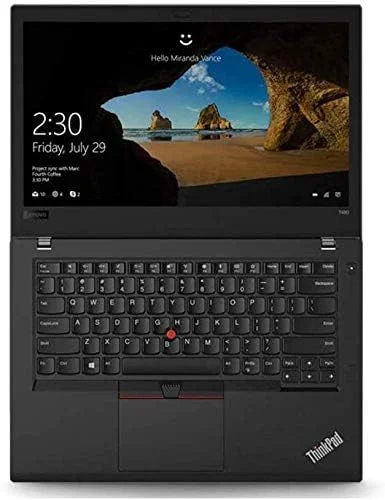 لپ تاپ تجاری 14 اینچی لنوو ThinkPad T480 (بازسازی شده)، پردازنده Intel Core i5-8250U، رم 16 گیگابایتی DDR4، حافظه SSD 1 ترابایتی، دوربین، ویندوز 10 پرو 64 بیتی
