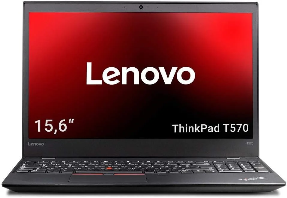 لپ تاپ تجاری لنوو ThinkPad T570 (بازسازی شده) | پردازنده Intel Core i5 نسل ششم | 8 گیگابایت رم | 256 گیگابایت SSD | صفحه نمایش 15.6 اینچی | ویندوز 10 پرو