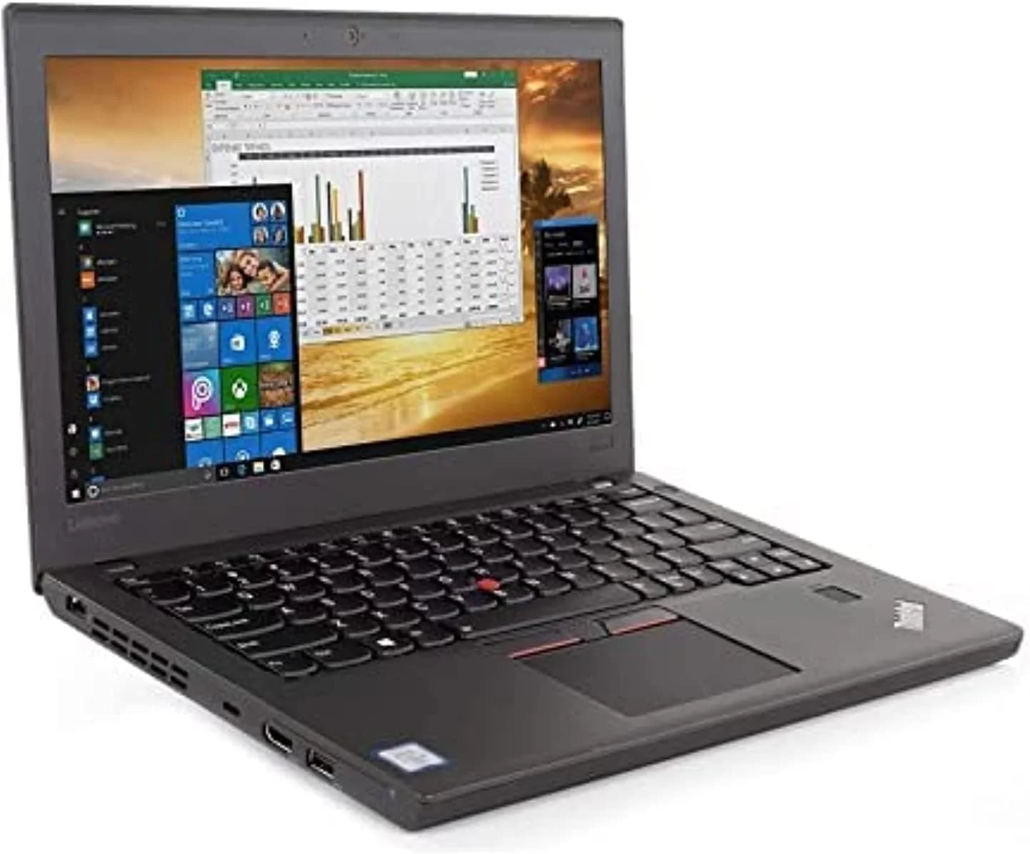 لپ تاپ تجاری لنوو ThinkPad X270 (بازسازی شده) | پردازنده Intel Core i5 نسل هفتم | 8 گیگابایت رم DDR4 | 256 گیگابایت SSD | صفحه نمایش 12.5 اینچی | ویندوز 10 پرو