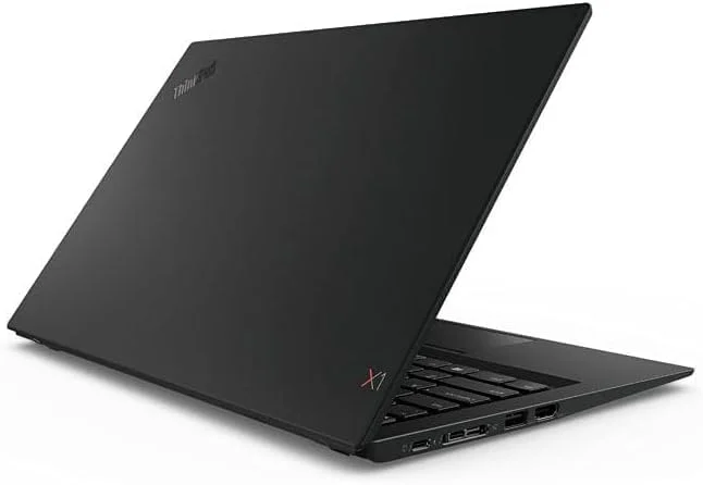 لپ تاپ فوق سبک لنوو ThinkPad X1 Carbon (بازسازی شده)، پردازنده Intel Core i7-8550U، رم 16 گیگابایتی DDR4 داخلی، هارد 512 گیگابایتی SSD M.2، صفحه نمایش 14 اینچی، ویندوز 10 پرو