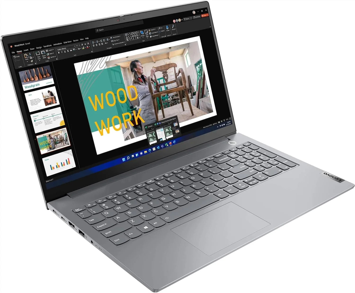 جدیدترین لپ تاپ Lenovo ThinkBook 16، صفحه نمایش 16.0 اینچی FHD (1920 x 1080) IPS، ضد انعکاس، پردازنده نسل سیزدهم Intel i7-13700H، حافظه SSD 1 ترابایتی، رم 16 گیگابایتی DDR4، تاندربولت 4، ویندوز 11 پرو - خاکستری معدنی (ارتقا یافته)