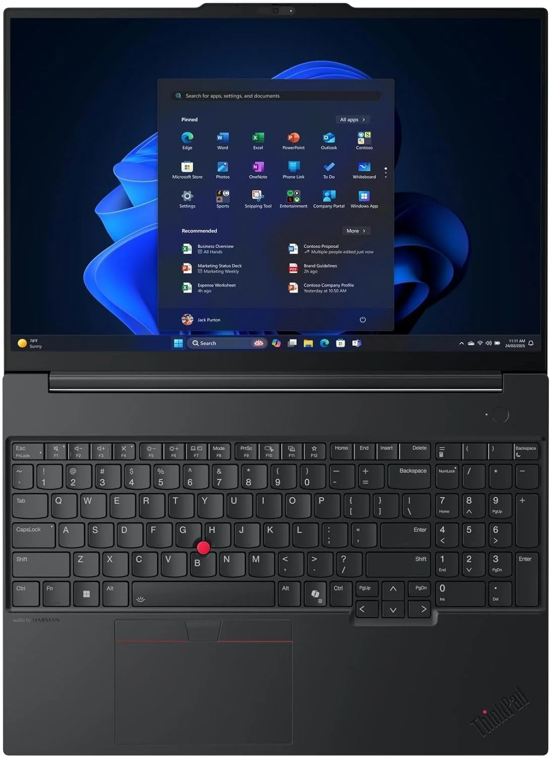 لپ تاپ تجاری لنوو ThinkPad E16 Gen 3، صفحه نمایش 16 اینچی WUXGA، پردازنده Intel Core Ultra 7 255H، رم 16 گیگابایتی DDR5، حافظه SSD 512 گیگابایتی، گرافیک Intel Arc، کیبورد با نور پس زمینه انگلیسی/عربی، مشکی لپ تاپ تجاری لنوو ThinkPad E16 Gen 3، صفحه نمایش 16 اینچی WUXGA، پردازنده Intel Core Ultra 7 255H، رم 16 گیگابایتی DDR5، حافظه SSD 512 گیگابایتی، گرافیک Intel Arc، کیبورد با نور پس زمینه انگلیسی/عربی، مشکی