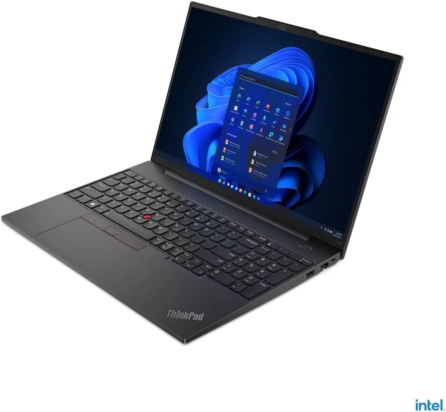 لپ تاپ تجاری لنوو ThinkPad E16 Gen 2 - پردازنده Intel® Core™ Ultra 7 155H-24M Cache، تا 4.80 گیگاهرتز، 32 گیگابایت رم DDR5 - 1 ترابایت SSD NVME، ویندوز، صفحه نمایش 16.0 اینچی FHD (قابل ارتقا)
