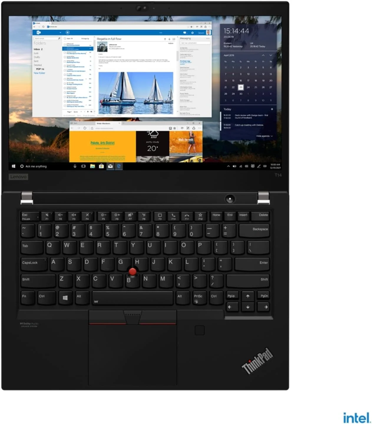 لپ تاپ Lenovo ThinkPad T14 Gen 2 | صفحه نمایش 14 اینچی FHD با رزولوشن 1920x1080 | پردازنده Core i5 - 1145G7 - 4 هسته ای با فرکانس 4.4 گیگاهرتز - نسل 11 | 8 گیگابایت رم - 256 گیگابایت حافظه SSD | ویندوز 10 پرو (بازسازی شده)