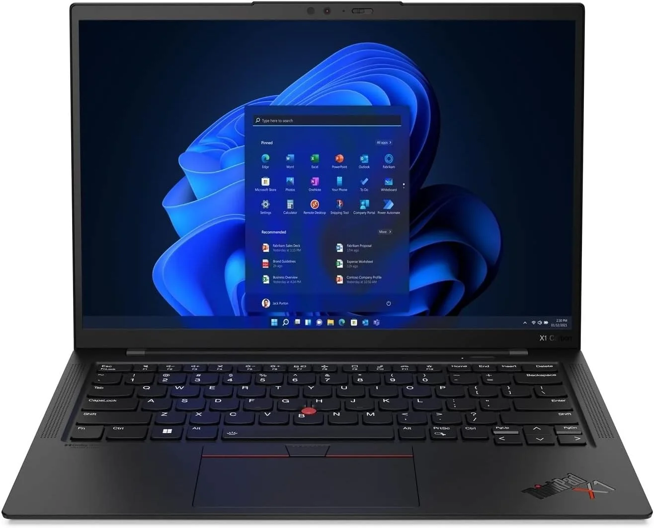 لپ تاپ تجاری لنوو ThinkPad X1 Carbon بازسازی شده با عملکرد بالا | پردازنده Intel Core i7 نسل ششم | 16 گیگابایت رم | 512 گیگابایت SSD | صفحه نمایش 14.1 اینچی | ویندوز 10 حرفه ای | بازسازی شده