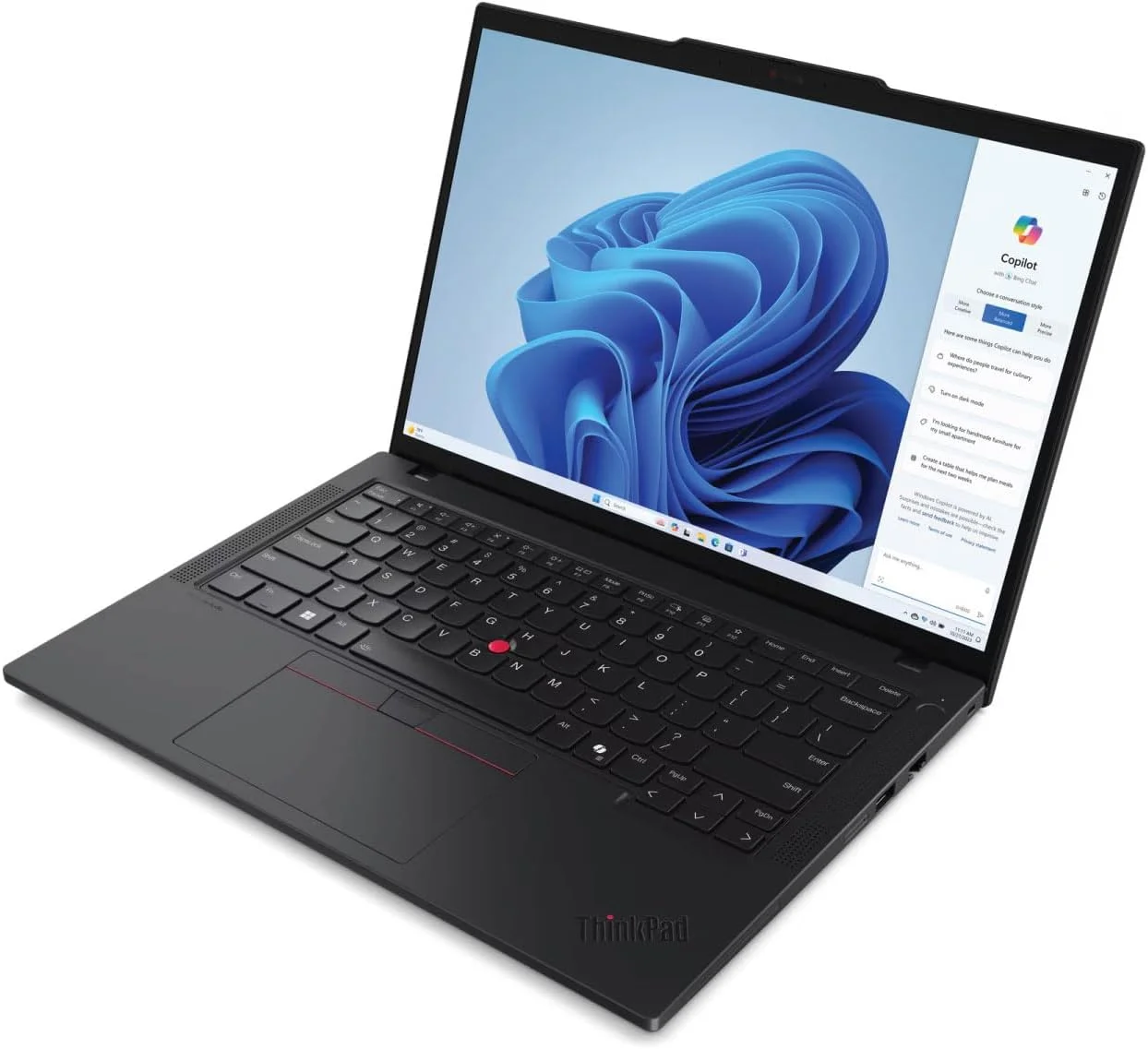 لپ تاپ تجاری هوش مصنوعی Lenovo ThinkPad T14 Gen 5 - Intel U7-155U، نور پس زمینه، کارت خوان هوشمند، اثر انگشت، Win11 Pro (شامل پایه لپ تاپ موج اول + ماوس + آنتی ویروس + ماوس پد) (64 گیگابایت رم | 2 ترابایت SSD)