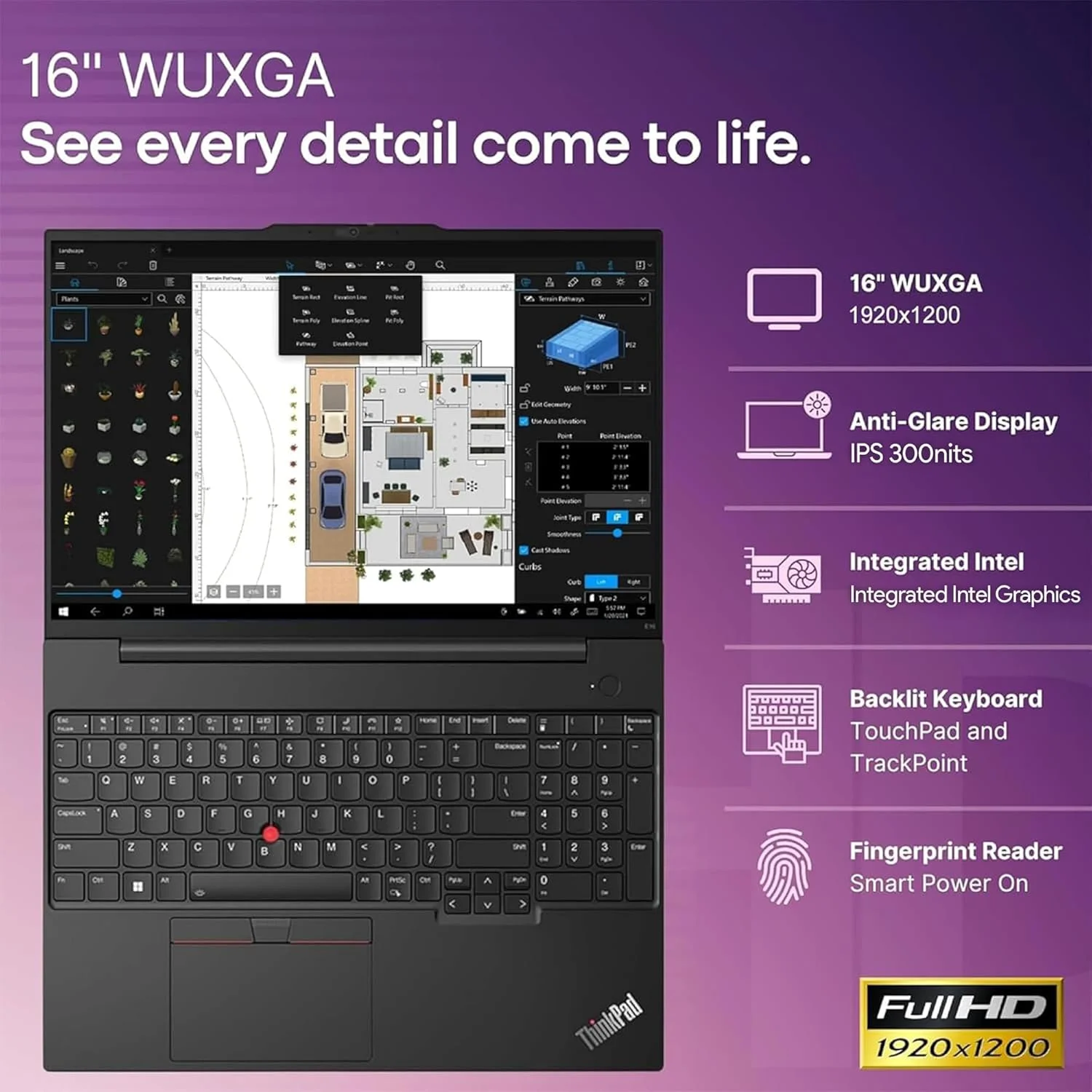 لپ تاپ تجاری هوش مصنوعی Lenovo ThinkPad E16 Gen 2، صفحه لمسی FHD+ 16 اینچی، Intel Ultra 5-125U (بهتر از i7-1355U)، رم 16 گیگابایتی، NVMe 512 گیگابایتی، FPR، صفحه کلید با نور پس زمینه، WiFi 6E + BT، RJ-45، وب کم FHD، ویندوز 11 پرو لپ تاپ تجاری هوش مصنوعی Lenovo ThinkPad E16 Gen 2، صفحه لمسی FHD+ 16 اینچی، Intel Ultra 5-125U (بهتر از i7-1355U)، رم 16 گیگابایتی، NVMe 512 گیگابایتی، FPR، صفحه کلید با نور پس زمینه، WiFi 6E + BT، RJ-45، وب کم FHD، ویندوز 11 پرو