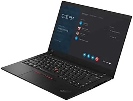 لپ تاپ لنوو ThinkPad X1 Carbon Gen 7 (نسل هفتم) | پردازنده Intel Core i7-8565U تا 4.60 گیگاهرتز | 16 گیگابایت رم | 512 گیگابایت SSD | صفحه نمایش 14.1 اینچی FHD غیر لمسی | ویندوز | مشکی | (بازسازی شده)