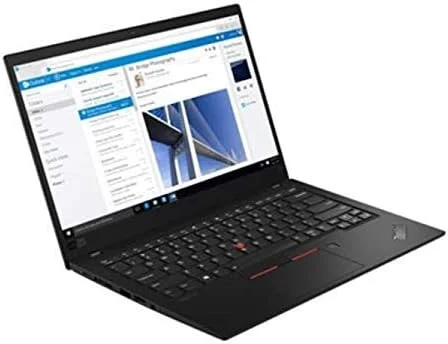لپ تاپ لنوو ThinkPad X1 Carbon Gen 7 (نسل هفتم) | پردازنده Intel Core i7-8565U تا 4.60 گیگاهرتز | 16 گیگابایت رم | 512 گیگابایت SSD | صفحه نمایش 14.1 اینچی FHD غیر لمسی | ویندوز | مشکی | (بازسازی شده)