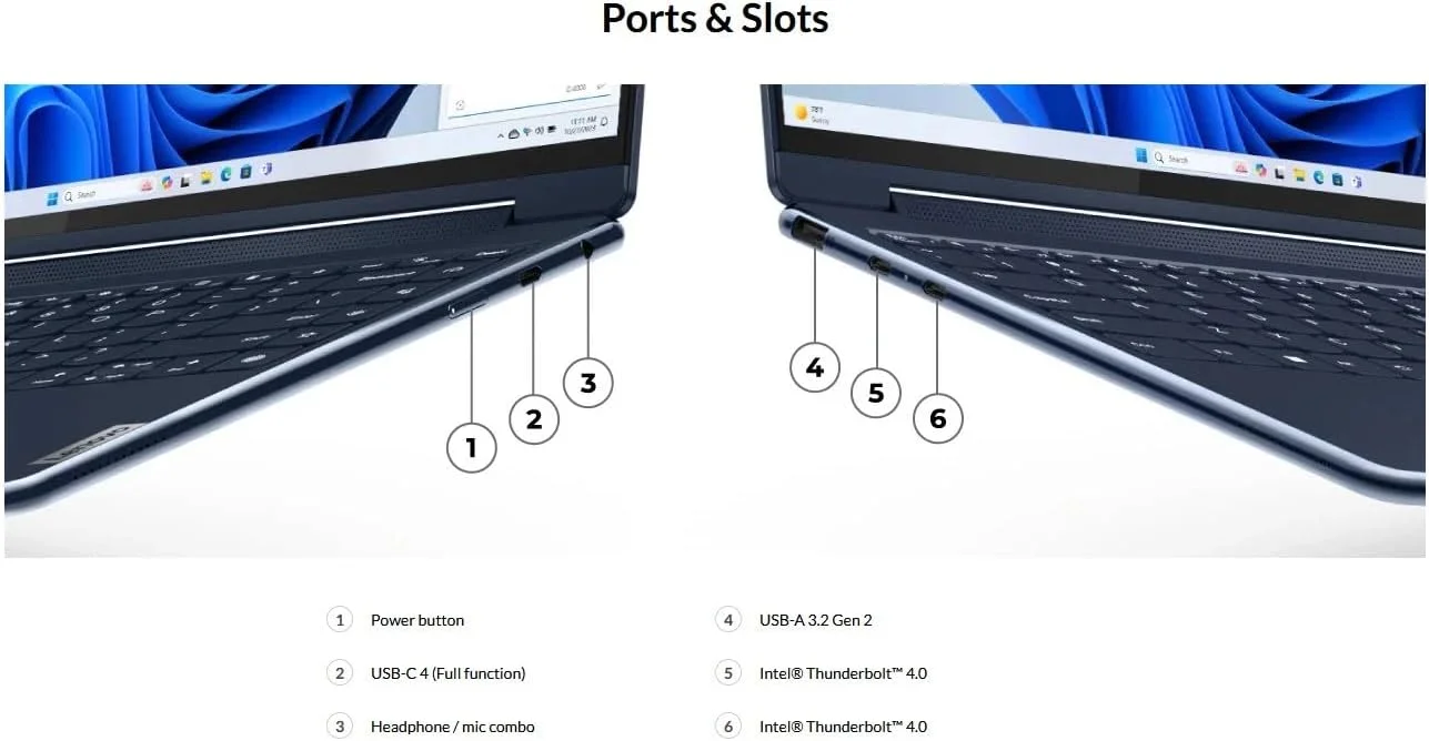 لپ تاپ 2 در 1 لنوو Yoga 9i با پردازنده Intel Core Ultra 7 155H، صفحه نمایش لمسی 14 اینچی 2.8K OLED 120 هرتز، 16 گیگابایت رم LPDDR5x-7467، 1 ترابایت SSD، قلم Slim، حسگر اثر انگشت، دوربین 5 مگاپیکسلی RGB+IR و ویندوز 11 پرو لپ تاپ 2 در 1 لنوو Yoga 9i با پردازنده Intel Core Ultra 7 155H، صفحه نمایش لمسی 14 اینچی 2.8K OLED 120 هرتز، 16 گیگابایت رم LPDDR5x-7467، 1 ترابایت SSD، قلم Slim، حسگر اثر انگشت، دوربین 5 مگاپیکسلی RGB+IR و ویندوز 11 پرو