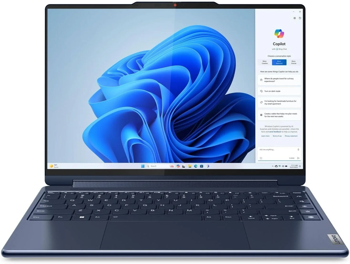 لپ تاپ 2 در 1 لنوو Yoga 9i با پردازنده Intel Core Ultra 7 155H، صفحه نمایش لمسی 14 اینچی 2.8K OLED 120 هرتز، 16 گیگابایت رم LPDDR5x-7467، 1 ترابایت SSD، قلم Slim، حسگر اثر انگشت، دوربین 5 مگاپیکسلی RGB+IR و ویندوز 11 پرو لپ تاپ 2 در 1 لنوو Yoga 9i با پردازنده Intel Core Ultra 7 155H، صفحه نمایش لمسی 14 اینچی 2.8K OLED 120 هرتز، 16 گیگابایت رم LPDDR5x-7467، 1 ترابایت SSD، قلم Slim، حسگر اثر انگشت، دوربین 5 مگاپیکسلی RGB+IR و ویندوز 11 پرو