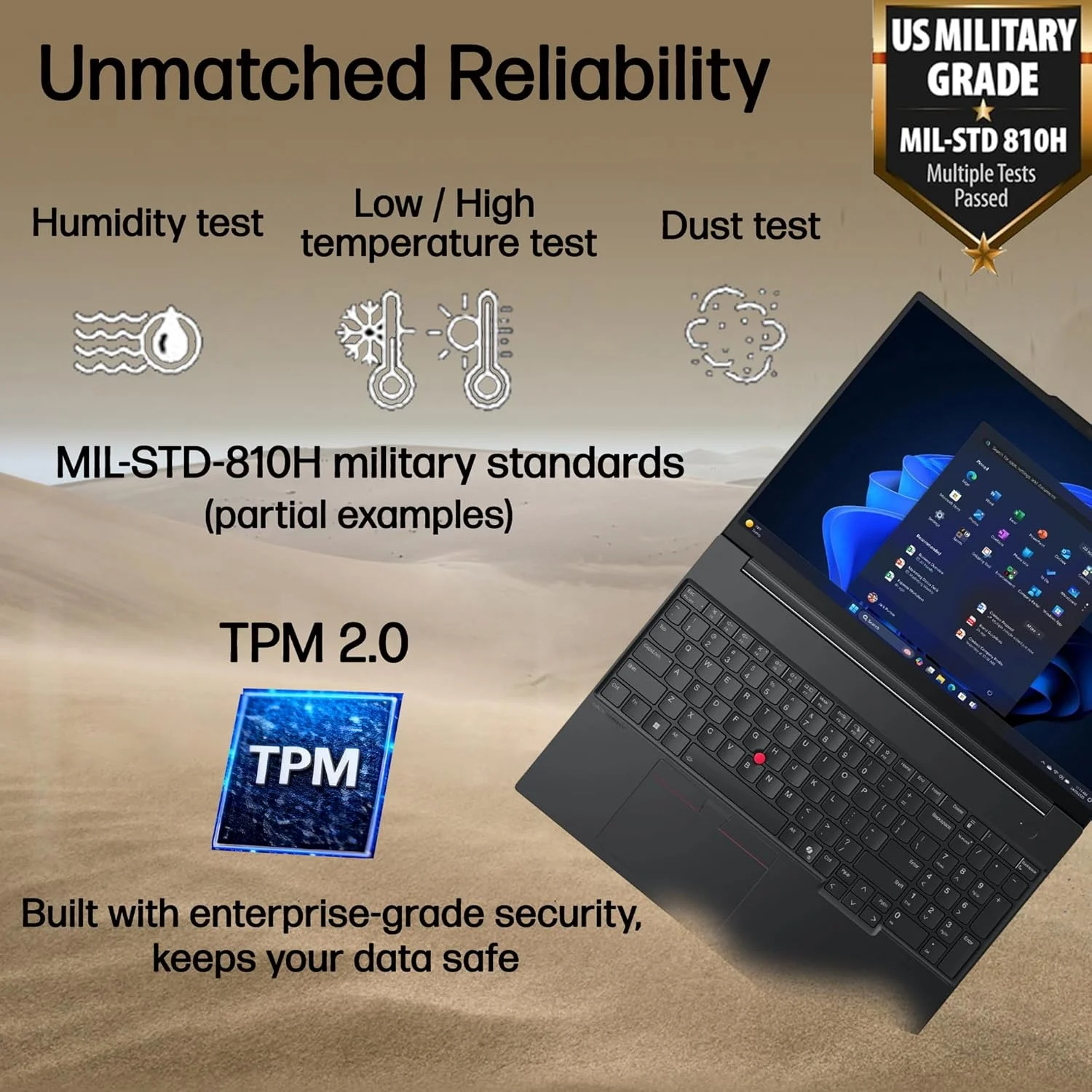 لپ تاپ تجاری هوش مصنوعی Lenovo ThinkPad E16 Gen 2 (صفحه نمایش 16 اینچی FHD+ ضد تابش نور، پردازنده Intel Core Ultra 7 155U (بهتر از i7-1355U)، رم 64 گیگابایتی DDR5، حافظه SSD 2 ترابایتی) اثر انگشت، نور پس زمینه، وب کم، Thunderbolt 4، ویندوز 11 پرو، مشکی