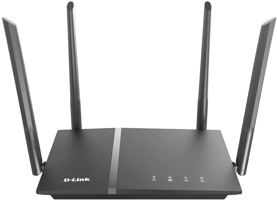 روتر وای فای دی-لینک AC1200 گیگابیتی اترنت دو بانده مش بی سیم اینترنت برای بازی خانگی کنترل والدین وای فای (DIR-1260)