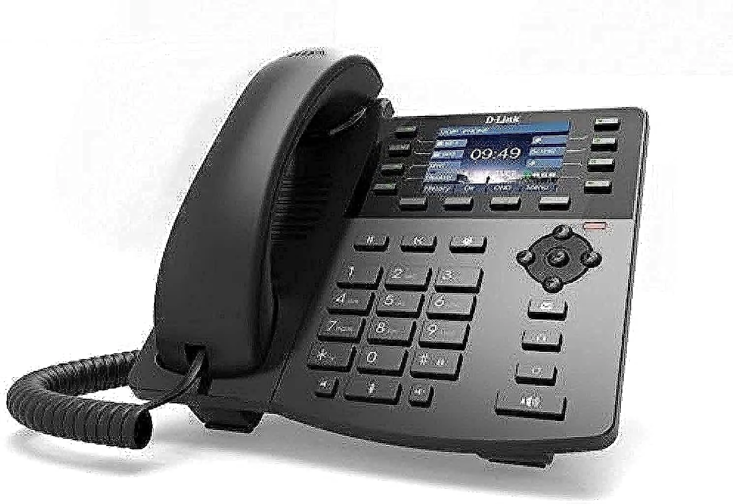 تلفن SIP - تلفن اینترنتی DPH-150SE برای خانه و دفتر - مشکی