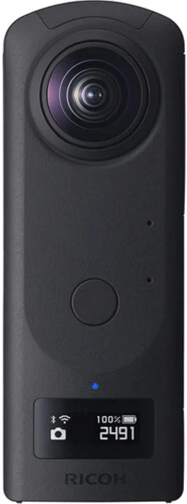 RICOH THETA Z1 51GB Black 360° camera, two 1.0-inch back-illuminated CMOS sensors, increased 51GB internal memory, 23MP images, 4K video with image stabilization, HDR, High-speed wireless transfer