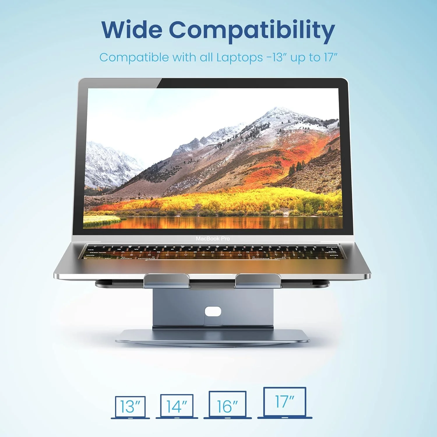 پایه لپ تاپ رمسون برای میز، با قابلیت تنظیم ارتفاع، پایه آلومینیومی، سازگار با MacBook Air/Pro 16، 15، لپ تاپ های Acer، Lenovo Legion، HP Spectre، Dell و Samsung مناسب برای 13-17 اینچ پایه لپ تاپ رمسون برای میز، با قابلیت تنظیم ارتفاع، پایه آلومینیومی، سازگار با MacBook Air/Pro 16، 15، لپ تاپ های Acer، Lenovo Legion، HP Spectre، Dell و Samsung مناسب برای 13-17 اینچ