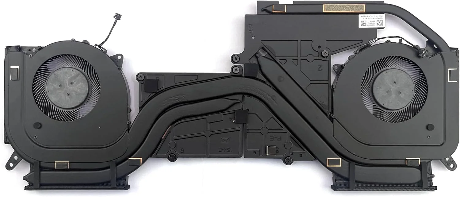 بهترین فن خنک کننده CPU+GPU با هیت سینک جایگزین برای لپ تاپ Lenovo Legion 5-15IAH7H - مدل 82RB، P/N: 5H40S20491 5H40S20492 (نسل دوازدهم Intel Core، RTX 3060/3070 TI) فن 12 ولت