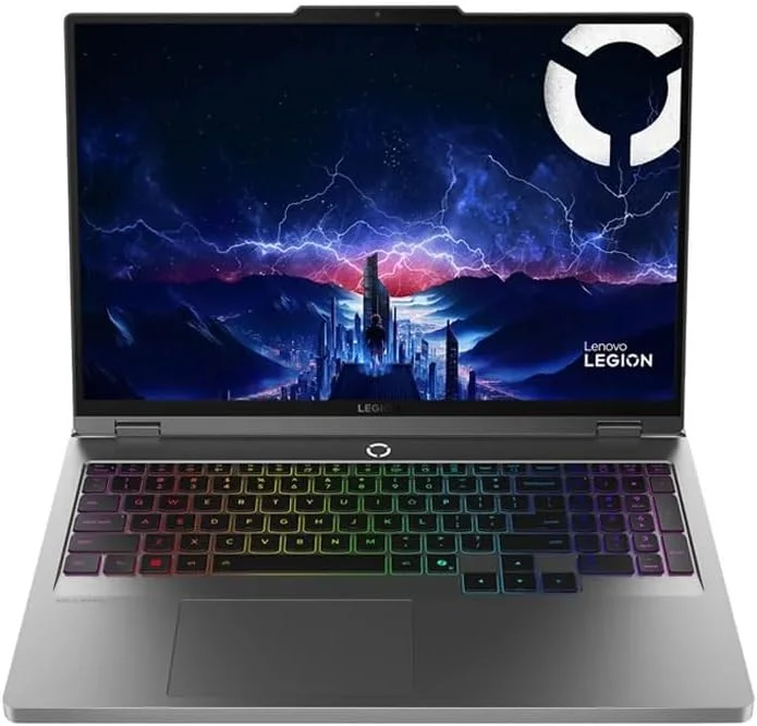 لپ تاپ لنوو Legion 5 16IAX10، نمایشگر 16 اینچی WQXGA 240Hz، پردازنده Core Ultra 9 275HX، رم 64 گیگابایتی DDR5، حافظه SSD 1 ترابایتی PCIe 4.0، کارت گرافیک NVIDIA GeForce RTX 5060 8GB، کیبورد RGB با 24 ناحیه نورپردازی، ویندوز 11 پرو، رنگ Storm Grey به همراه ماوس پد Consumix