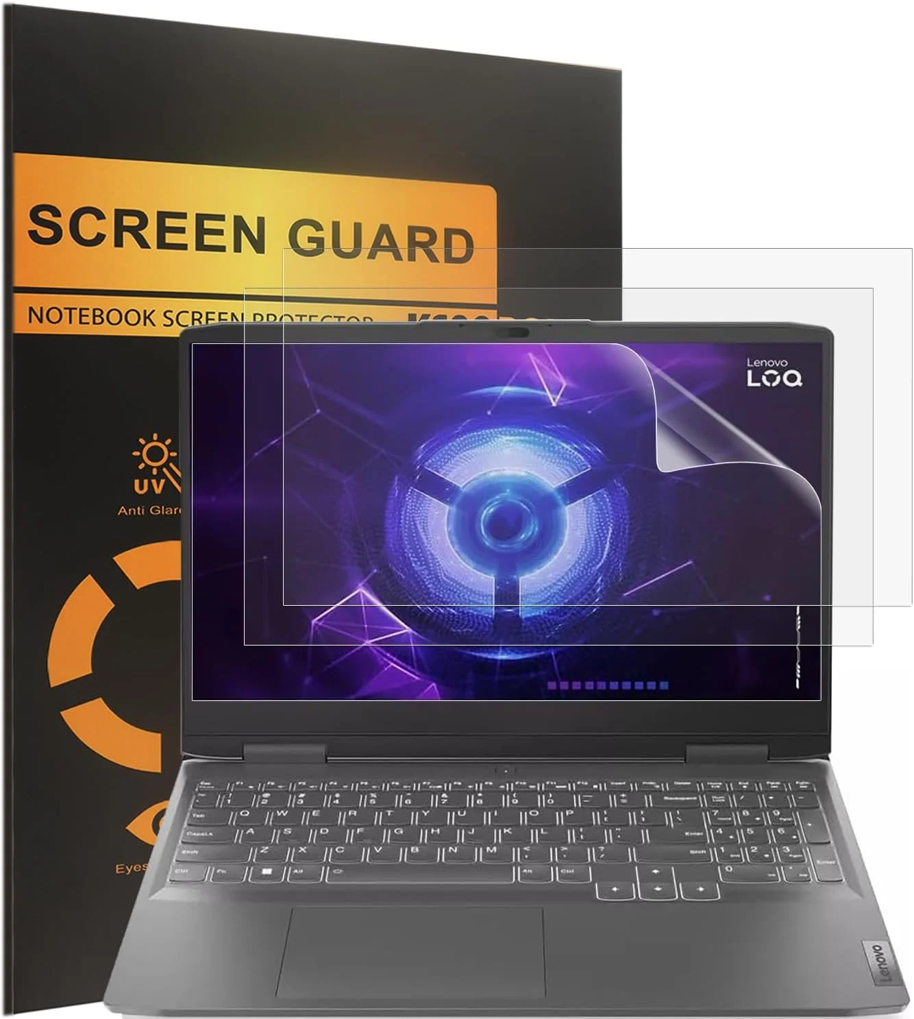 محافظ صفحه نمایش ضد تابش نور KEANBOLL بسته 3 عددی برای لپ تاپ های Lenovo LOQ 15/15i, Legion 5 15, ideaPad 1/3/5 15, ThinkPad P15v/L15/T15p, ThinkBook 15, ideaPad Slim 3 15, Yoga Slim 7 15 15.6 اینچ (15.6 اینچ) - مات