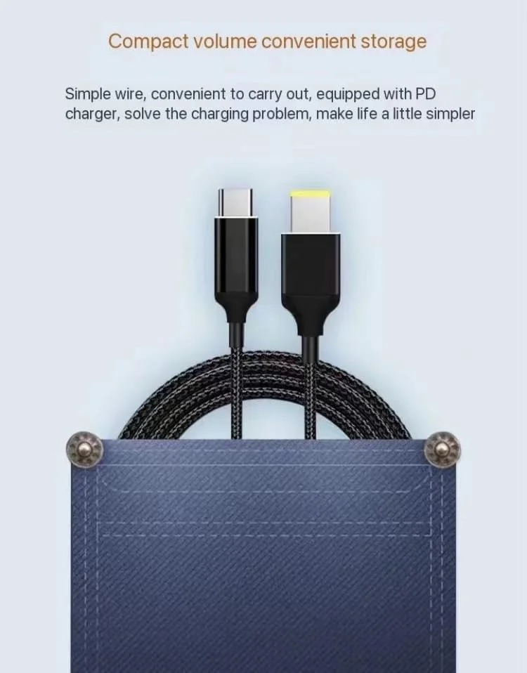 کابل شارژ سریع 100 واتی USB Type C به Slim Tip PD با روکش نایلونی بافته شده 1.8 متری Karessories برای لنوو Ideapad، Yoga، Legion، ThinkPad کابل شارژ سریع 100 واتی USB Type C به Slim Tip PD با روکش نایلونی بافته شده 1.8 متری Karessories برای لنوو Ideapad، Yoga، Legion، ThinkPad