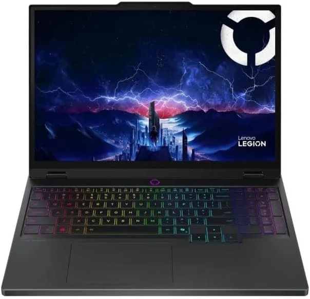 لپ تاپ گیمینگ هوش مصنوعی لنوو Legion 5 15IRX10، صفحه نمایش 15.3 اینچی WUXGA 165Hz، پردازنده Intel Core i7-13650HX، رم 24 گیگابایتی، حافظه SSD 1 ترابایتی، کارت گرافیک RTX 5050 8GB GDDR7، کیبورد انگلیسی با نور پس زمینه، ویندوز 11، (ارتقا یافته) مشکی اکلیپس