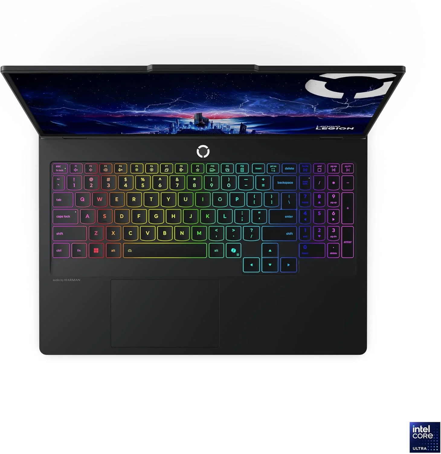 لپ تاپ گیمینگ لنوو Legion Pro 5 16IRX10 AI، صفحه نمایش 16 اینچی WQXGA 240Hz ضد انعکاس نور، پردازنده Intel Core i9-14900HX، رم 24 گیگابایتی، حافظه SSD 1 ترابایتی، کارت گرافیک RTX™ 5060 8GB GDDR7، کیبورد RGB انگلیسی-عربی، ویندوز 11، مشکی اکلیلی [83NN002CAX] 2 سال گارانتی Premium Care